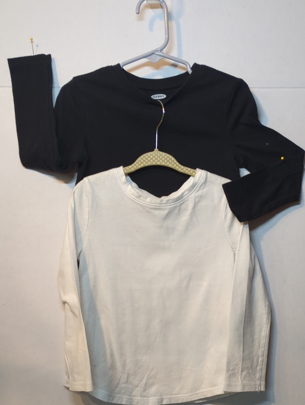 Old Navy Long-Sleeve Tees in Black and White - Kids